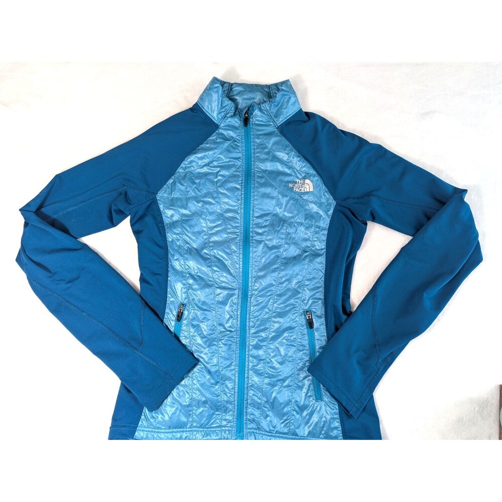 The North Face PrimaLoft Pertex Quantum Jacket Womens Blue Full Zip Small